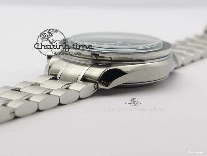 0406 Speedmaster MoonWatch Black Dial On SS Bracelet Seasonal 8228